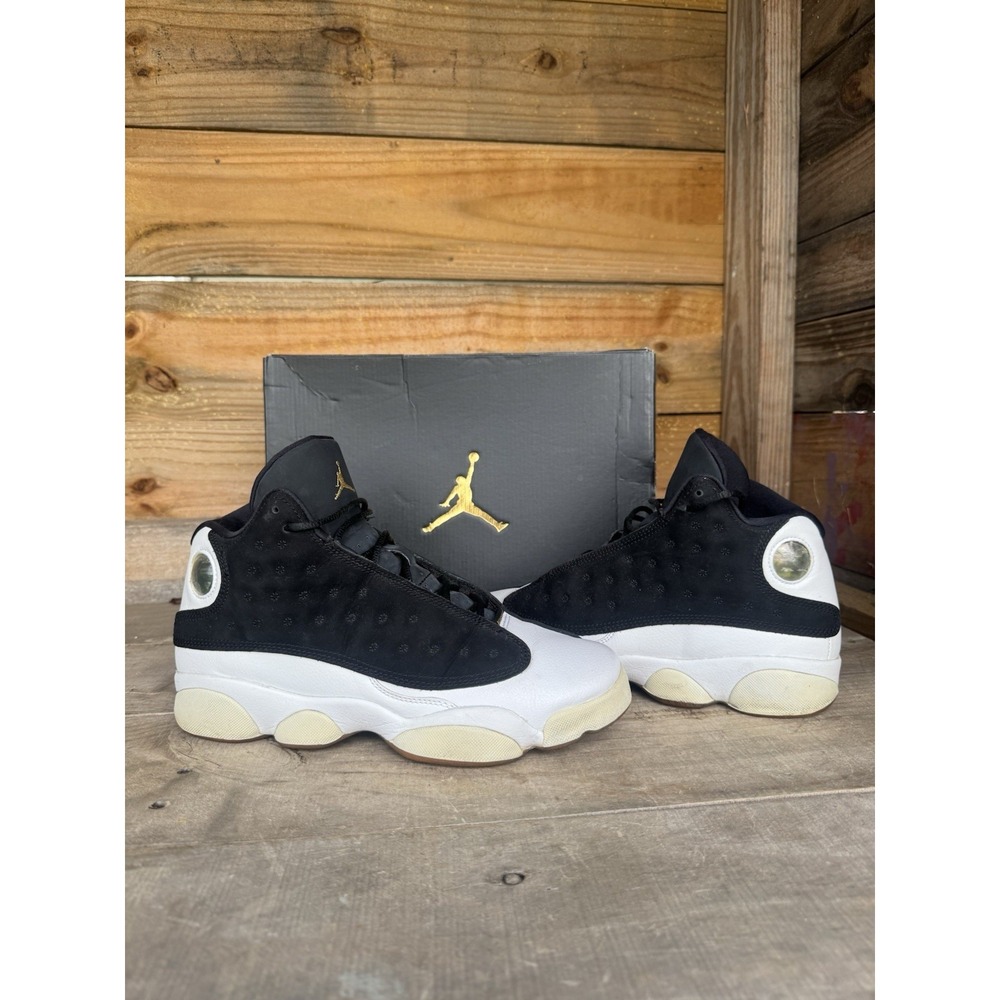 Size 7Y - Jordan 13 Retro GG Mid City of Flight Black White (439358-021)